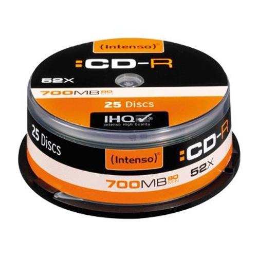 Cd R Intenso 700mo 80mn - Lot De 25