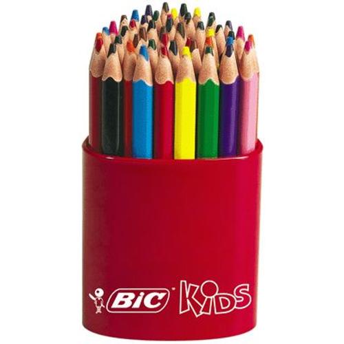 Crayon de couleur Kids Evolution triangle BIC : la lot de 12