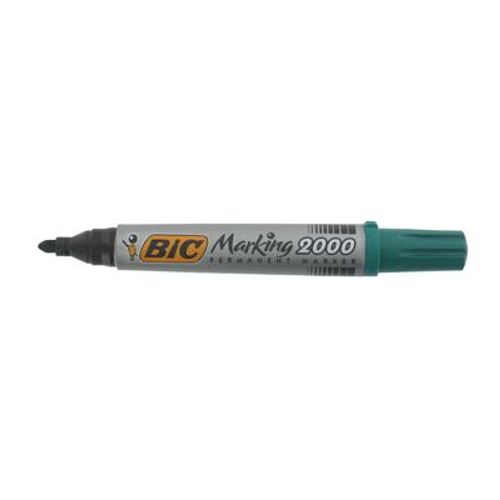 Marqueur Permanent Bic 2000 Pointe Ogive Vert