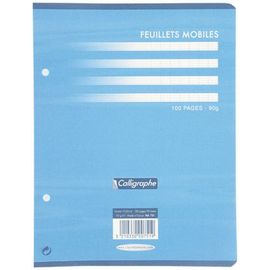 Feuille Mobile Blanche 17x22 Seyes 90g - Sachet De 50