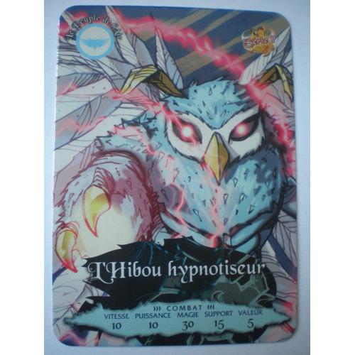 Carte Gormiti Série 1 : Papier N°20 L'hibou Hypnotiseur