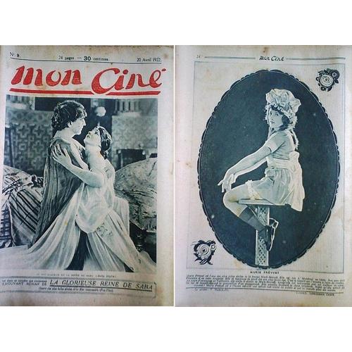 Mon Cine  N° 9 : Mon Cine 9 Marie Prevost Betty Blythe Cecil B. Demille Claude France Constance Talmadge 1922