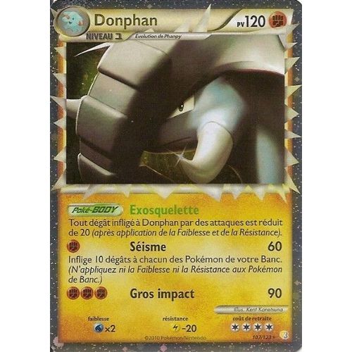 Donphan Prime Niv.1 - Heartgold Soulsilver - 120 Pv 107/124