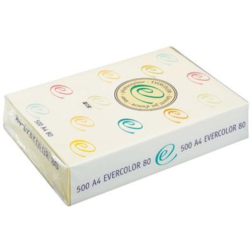 Ramette Papier Evercolor Recycle A4 80g Canari