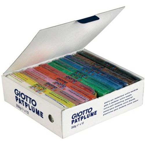 Pate A Modeler Patplume - Lot De 12 Pains De 350g