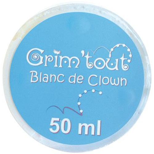 Maquillage Blanc Clown A L'eau - Pot De 50ml