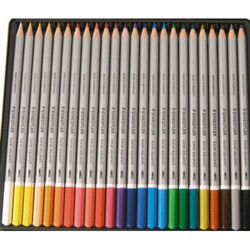 Crayon De Couleur Aquarellable Karat Assorti - Boite De 24