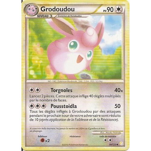 Grodoudou Niv.1 - Heartgold Soulsilver - 90 Pv 56/124