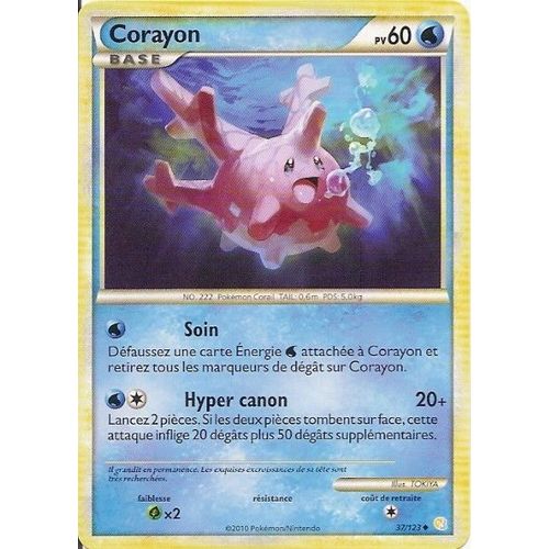 Corayon Base - Heartgold Soulsilver - 60 Pv 37/124