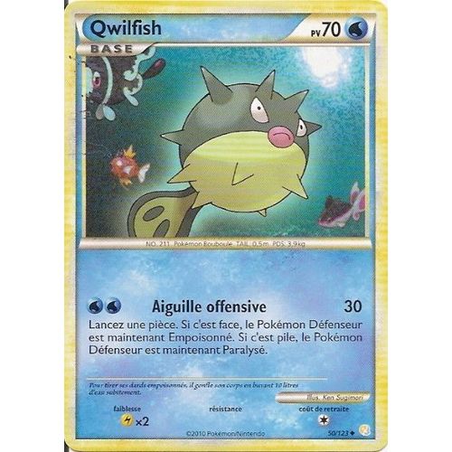 Qwilfish Base - Heartgold Soulsilver - 70 Pv 50/124