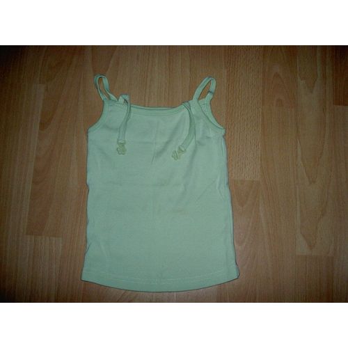 Débardeur Sans Manches Avec Bretelles Vert Vnf Taille 5 Ans.