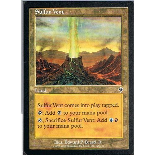 Sulfur Vent ( Geyser De Soufre ) - Magic Mtg - Invasion Vo 328 - C