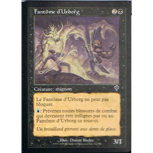 Fantôme D'urborg ( Urborg Phantom ) - Magic Mtg - Invasion 132 - C
