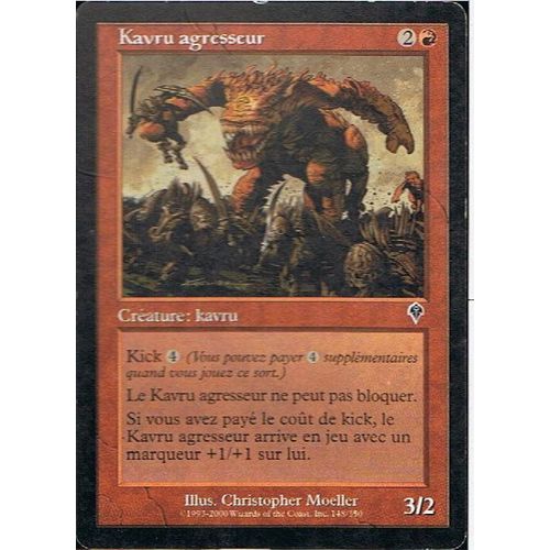 Kavru Agresseur ( Kavu Aggressor ) - Magic Mtg - Invasion 148 - C