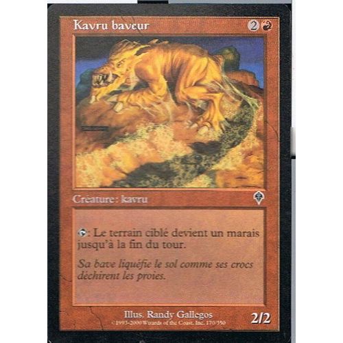 Kavru Baveur ( Slimy Kavu ) - Magic Mtg - Invasion 170 - C