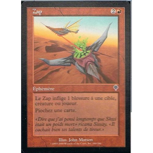 Zap ( Zap ) - Magic Mtg - Invasion 180 - C