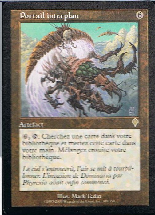 Portail Interplan ( Planar Portal ) - Magic Mtg - Invasion 308 - R