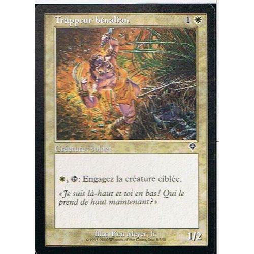 Trappeur Bénalian ( Benalish Trapper ) - Magic Mtg - Invasion 8 - C