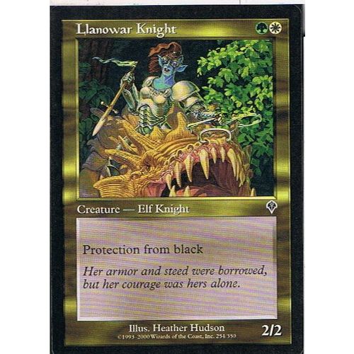 Llanowar Knight ( Chevalier De Llanowar ) - Magic Mtg - Invasion Vo 254 - C
