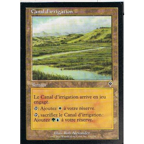 Canal D'irrigation ( Irrigation Ditch ) - Magic Mtg - Invasion 324 - C