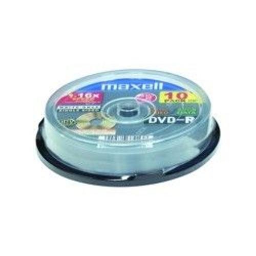Maxell - 10 x DVD-R (pour données) - 4.7 Go (120 minutes) 16x - spindle