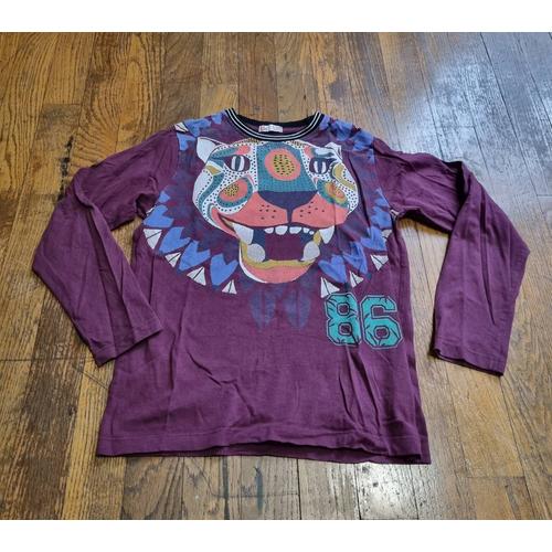 T-Shirt Manche Longue Violet Imprimé Du Pareil Au Même Dpam Taille 8ans