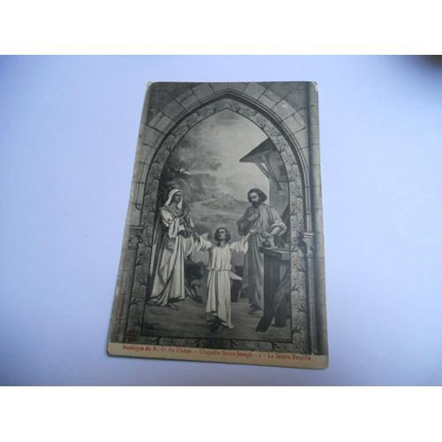 Dep 72 Sarthe Carte Ancienne En N/Bl De 1914 Basilique N D Du Chene Chapelle Saint Joseph La Sainte Famille Edit // Des Missionnaires Lettre En Rouge//Be+