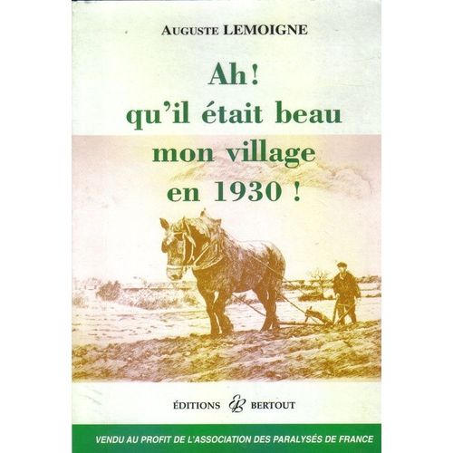 Ah ! Qu'il Était Beau Mon Village En 1930 !