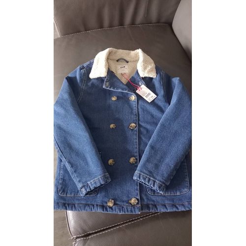 Veste Jeans Denim Taille 12ans Marque Cyrillus Neuve