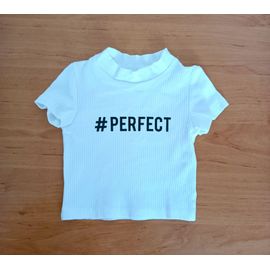 T Shirt Blanc # Perfect. La Halle. Liberto. Taille 2 / 3 Ans