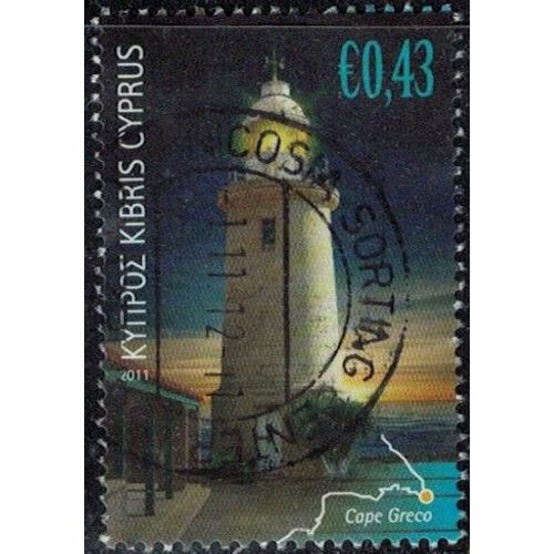 Chypre 2011 Oblitéré Used Phare Cape Greco Lighthouse Y&t Cy 1222 Su