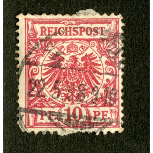 Timbre Oblitéré Reichpost, 10 Pf