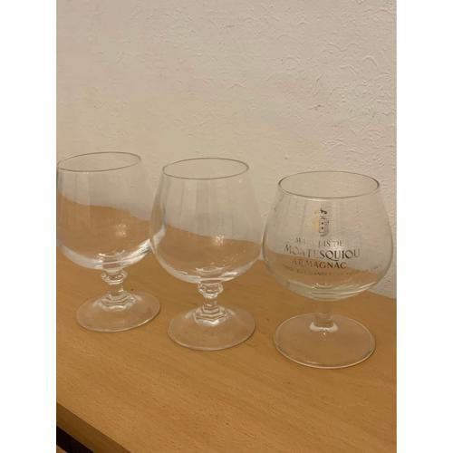 Lot De 3 Verres À Armagnac