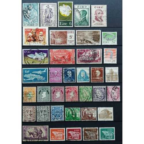 Irlande Lot De 37 Timbres