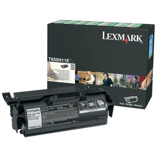 Lexmark - À rendement élevé - noir - originale - cartouche de toner LCCP, LRP - pour T650dn, 650dtn, 650n, 652dn, 652dtn, 652n, 654dn, 654dtn, 654n, 656dne