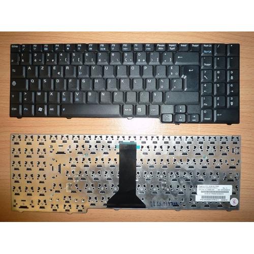 Clavier AZERTY français noir pour PC portable ASUS Réf: 9J.N0B82.00F 0KN0-3K1FR03 04GND91KFR10-1 0919D000219