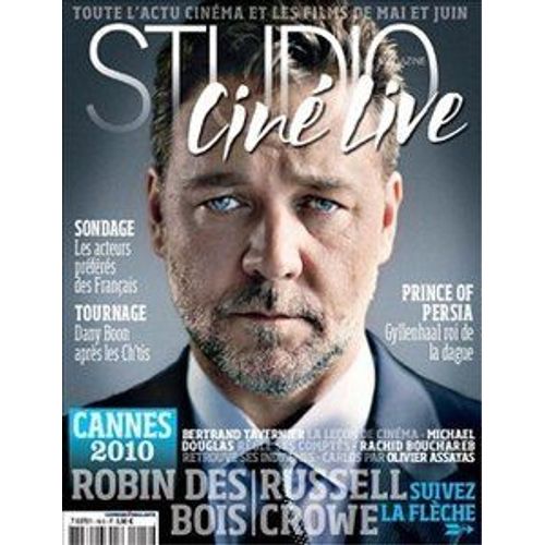Studio Cine Live  N° 16 : Cannes 2010 - Robin Des Bois - Russell Crowe