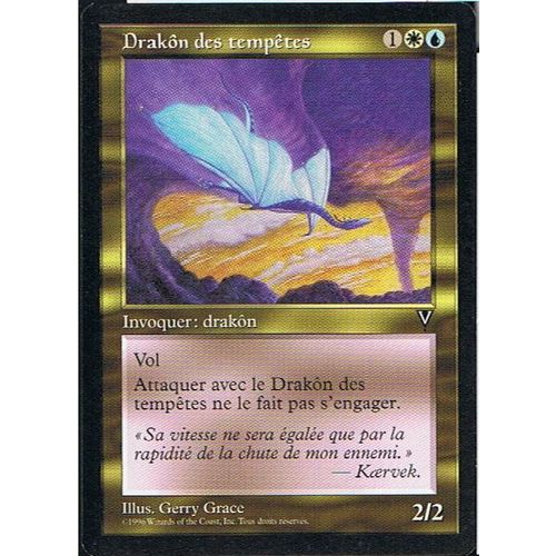 Drakôn Des Tempêtes ( Tempest Drake ) - Magic Mtg - Vision  - U