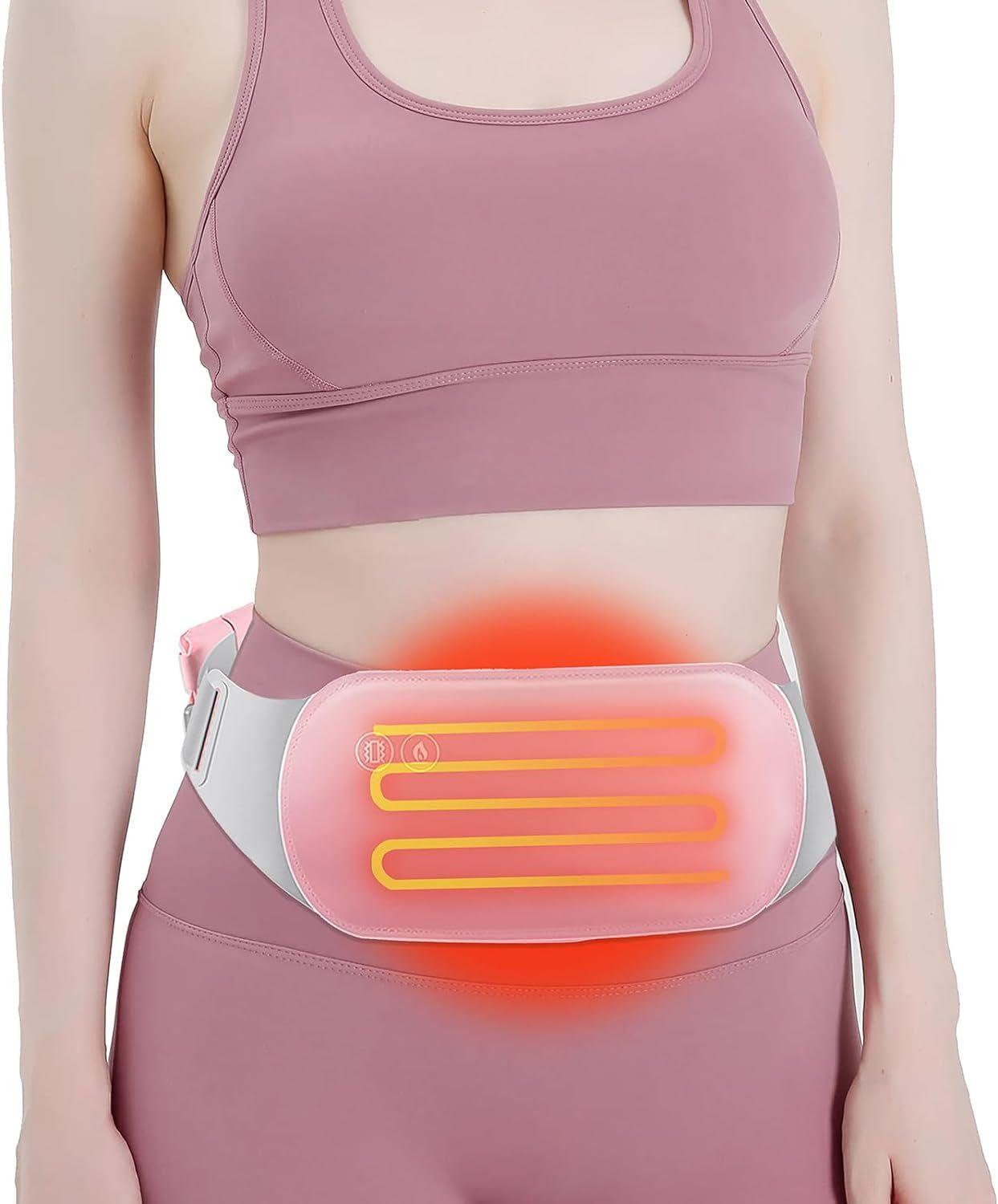 Ceinture Menstruelle Ceinture Chauffante R gle Douloureuse Ceinture Chauffante Ventre Patch Chauffant R gles Douloureuses 3 Niveaux de Temp rature et Massage Soulager Douleurs Lombaires Abdominales Ra...