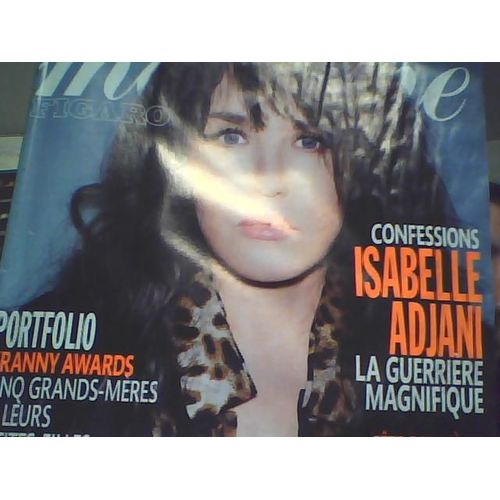 Madame Figaro  N° 20466 : Isabelle Adjani