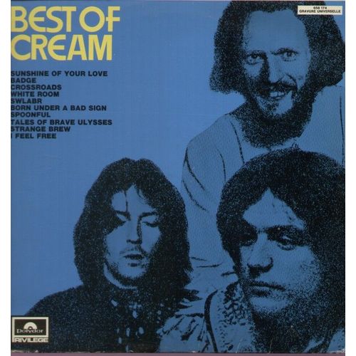 Best Of : Sunshine Of Your Love, Badge, Crossroads, White Room, Swlabr, Born Under A Bad Sign, Spoonful, Tales Of Barve Ulysses, Strange Brew, I Feel Free