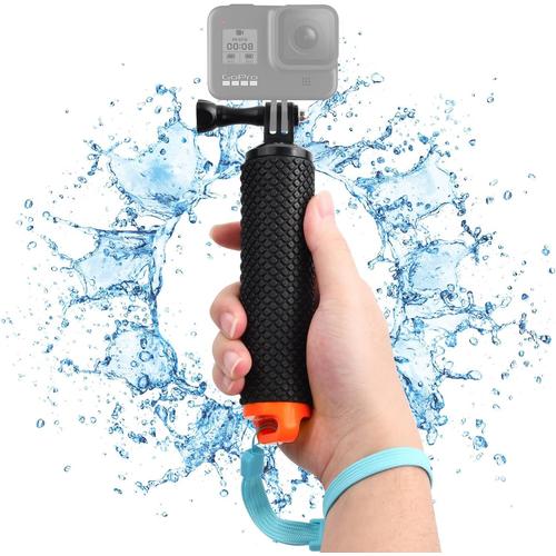 Poignée Flottante Pour Sport Caméra, Go Pro Accessoire Hero 10, Go Pro Accessoire Hero 9, Perche Gopro (Orange)