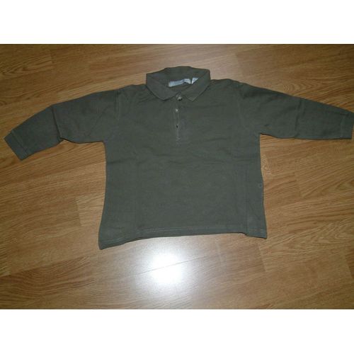 Polo Kaki Manches Longues