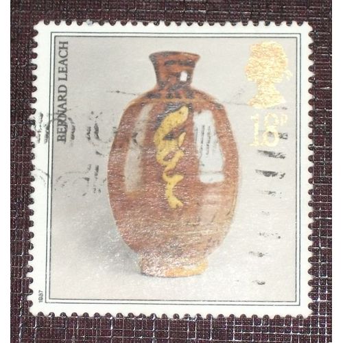 Royaume-Uni N° 1284 Oblitéré De 1987 - 18p « La Poterie D'art En Grande-Bretagne » (Ref : Gb-1284-O1)