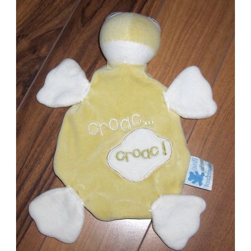 Doudou Grenouille Eveil Et Tendresse Plat Croac Cmp
