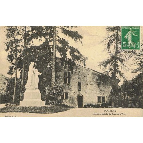 Domremy .(Vosges) - Maison Natale De Jeanne D' Arc, Basilique De Sainte Jeanne D' Arc, Isabelle Romée, Basilique, Nef Et Choeur .4 Cartes Anciennes