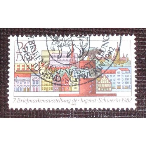 Allemagne Rda Ddr N° 2372 Oblitéré, 20p « 7e Exposition Philatélique De La Jeunesse, À Schwerin »