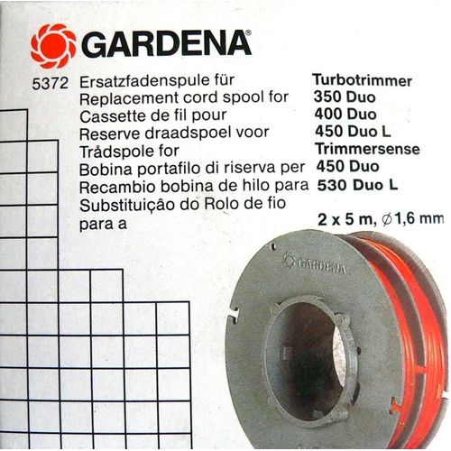 Tete de rotofils Gardena 5372 piece d'origine Turbotrimmer 350 400 450 DUO L Trimmersense 450 530 DUO L