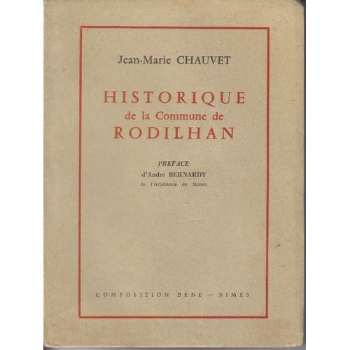 Historique De La Commune De Rodilhan