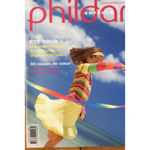 Catalogue Phildar Enfants Ete 2008 N 487 Creations Originales Et Faciles A Realiser